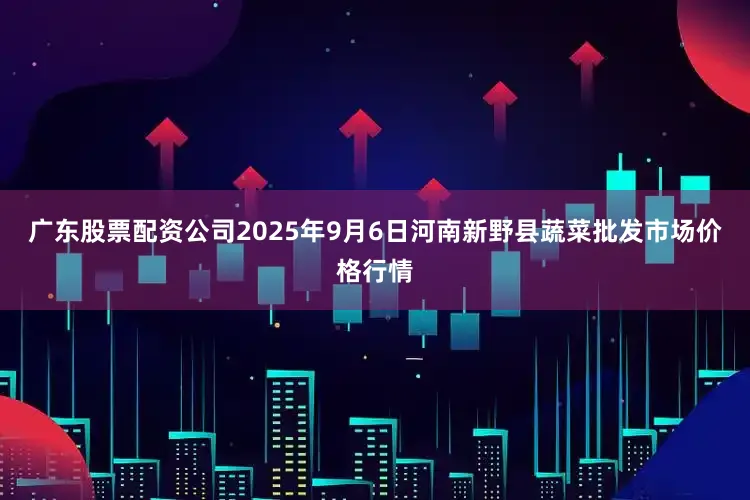广东股票配资公司2025年9月6日河南新野县蔬菜批发市场价格行情